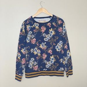 Element Navy Floral Sweatshirt
